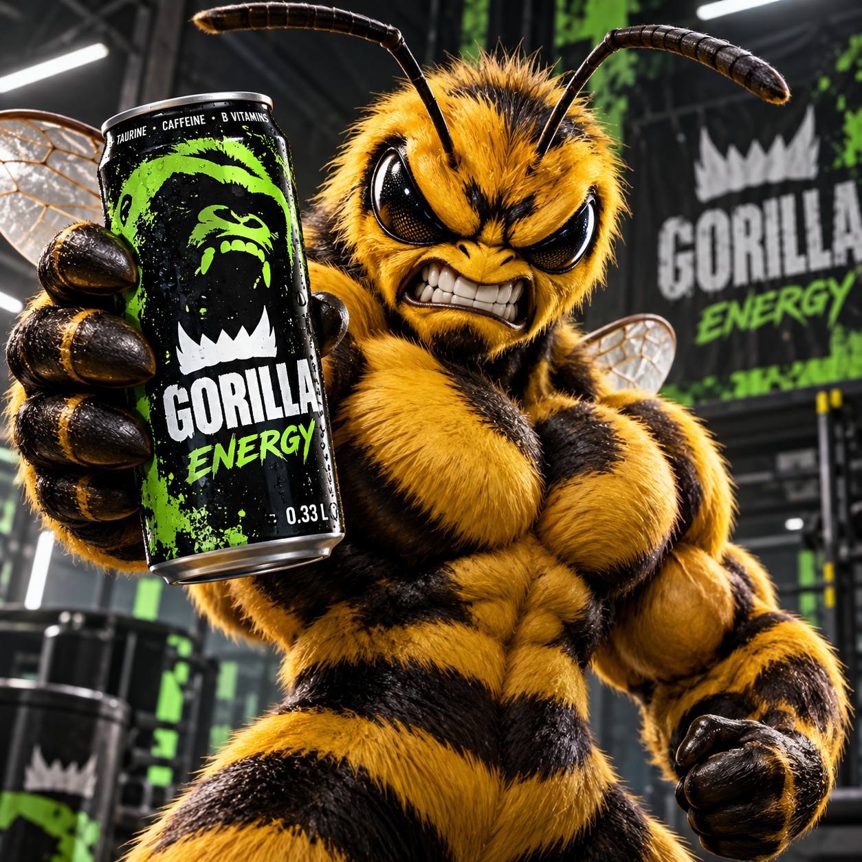 Funny bees -Gorilla-
