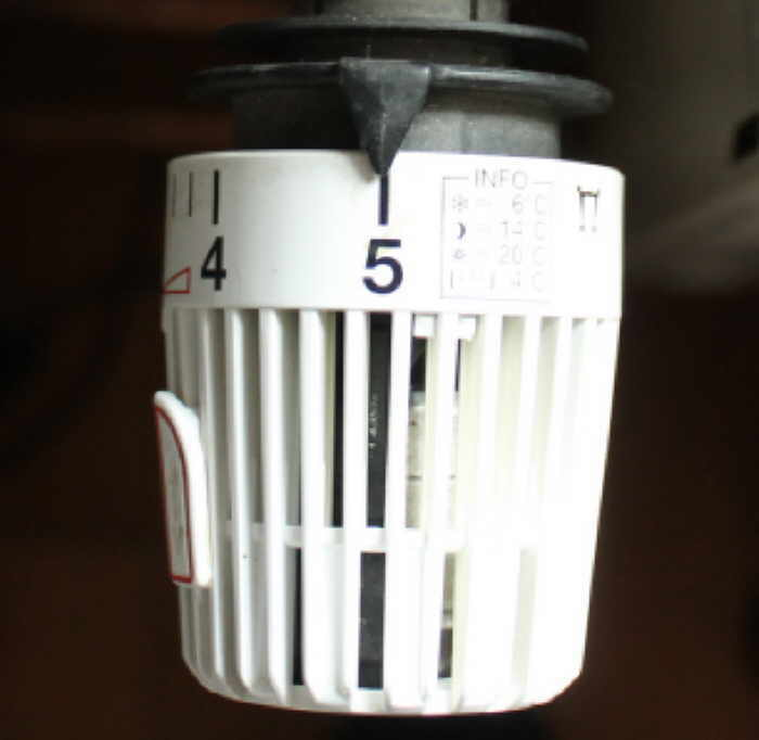 Heizung auf 5