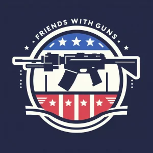 friends w guns Logo