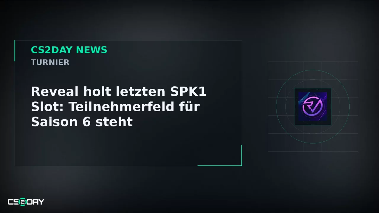 Reveal holt letzten SPK1 Slot: Teilnehmerfeld für Saison 6 steht